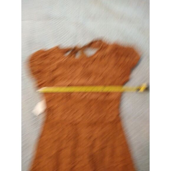 Free People Sleeve Lace Cut Out Dress NWT Sm Boho Cottage Core Feminine - Picture 9 of 12